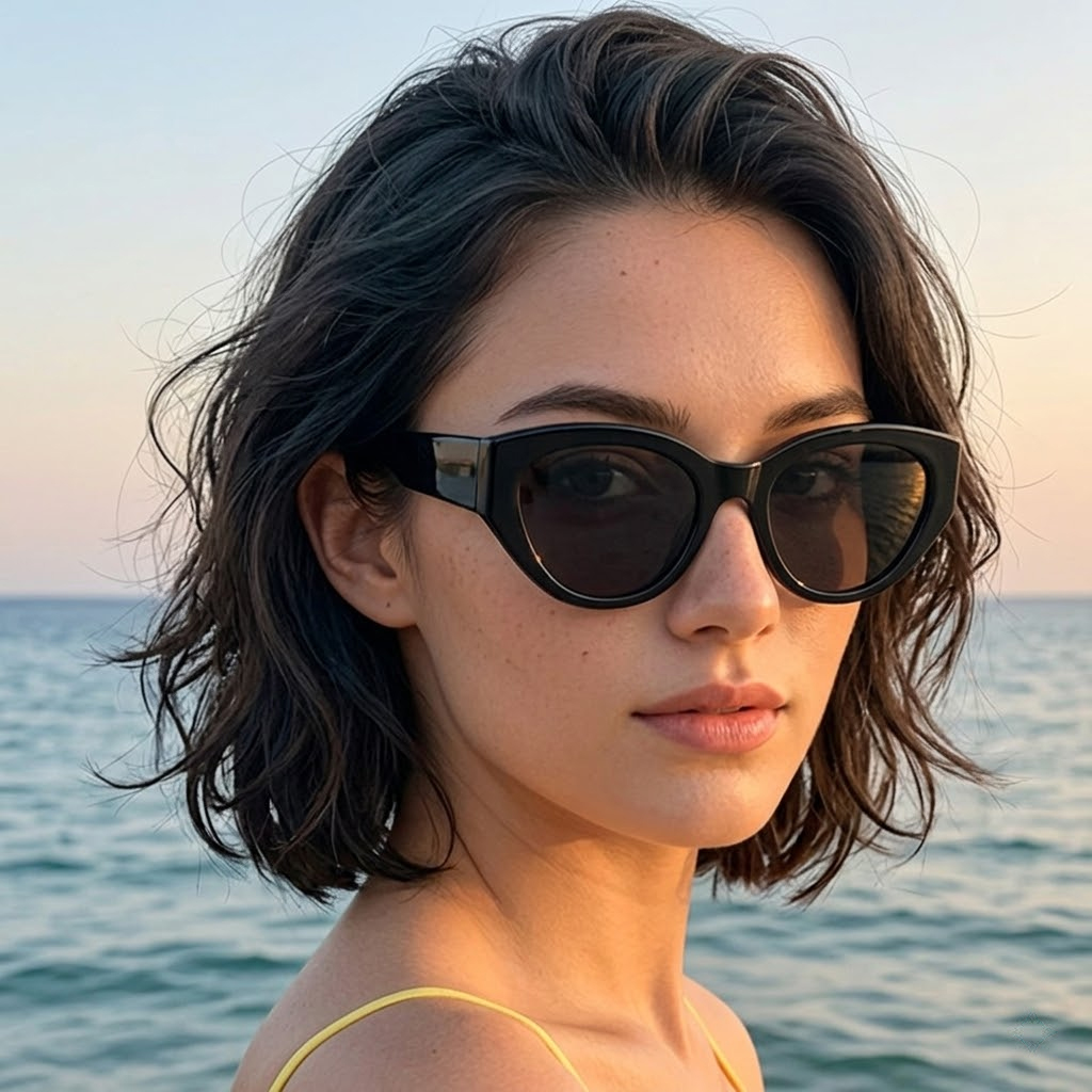 Sunglasses Cat Eye - Kadın Erkek Klasik Kedi Gözü Polarize