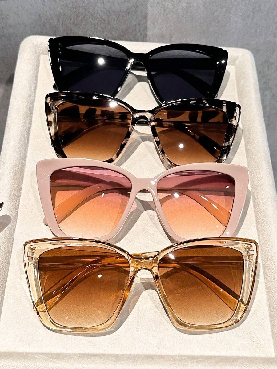 3/4 adet Kadın Kedi Gözü Çerçe - Sunglasses Cat Eye incelemesi ve fiyatı