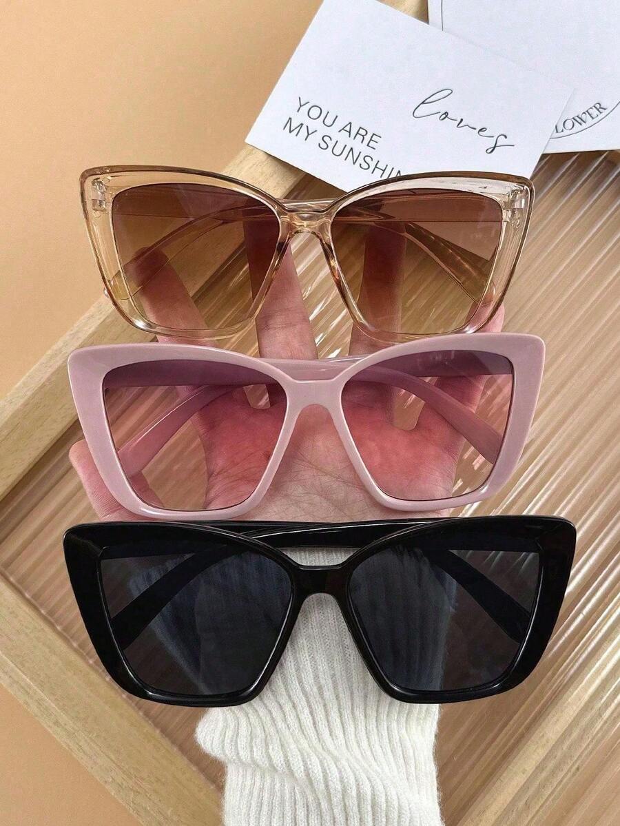3/4 adet Kadın Kedi Gözü Çerçe - Sunglasses Cat Eye incelemesi ve fiyatı