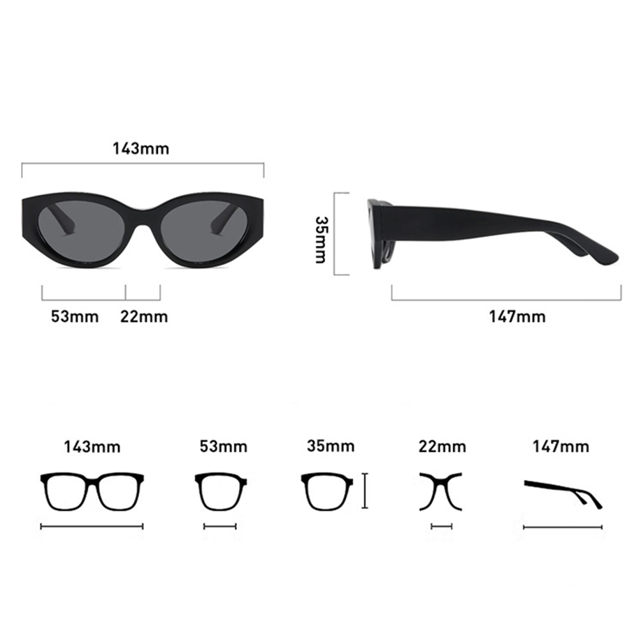 Kadın Erkek Klasik Kedi Gözü P - Sunglasses Cat Eye incelemesi ve fiyatı