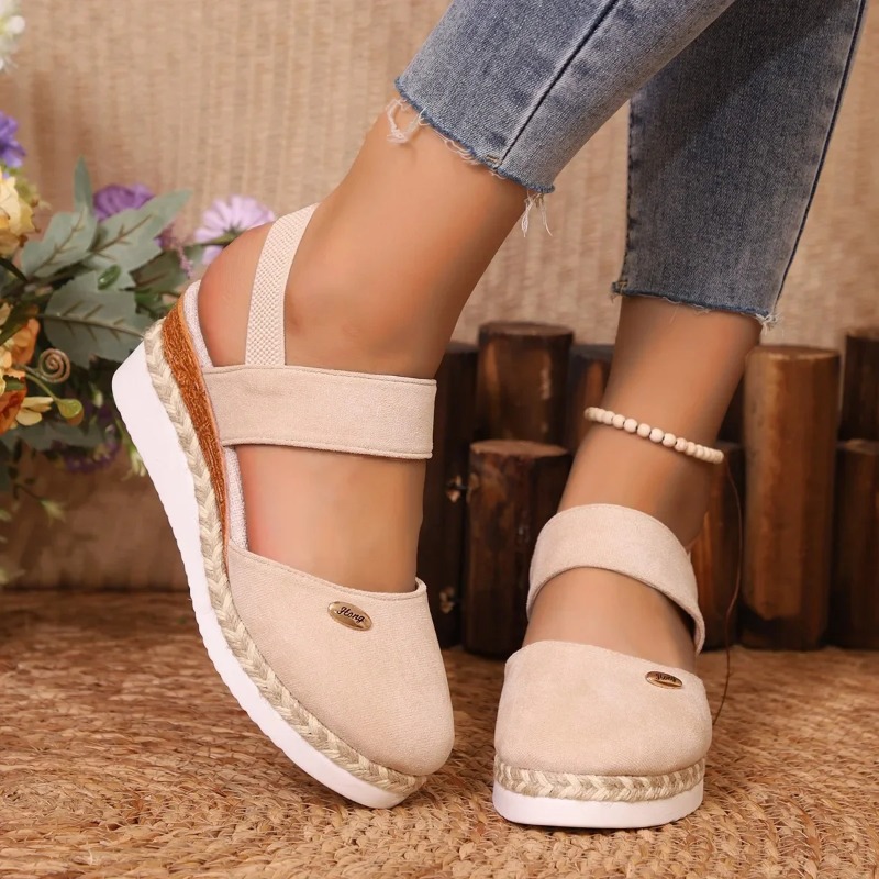 Kadın Kapalı Toe Kama Sandalet - Wedge Espadrille Women incelemesi ve fiyatı